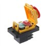 Bouton poussoir commun KJD12 12 A 250 V 4 pôles Commande de touches légère en plastique pour interrupteur à bouton-poussoir dans