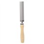 Tiiyee Lime rhombique diamantée Lime Demi Ronde enduite de Diamant Manche en Plastique Outil de Remplissage de Lime Outil à Main