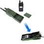 Modèle de Boîtier de Radio Factice, Coque de Modèle de Boîtier de Universel Portable PRC 152 avec Antenne, sans Fonction Talkie 