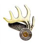 Mabta Pince à chapeau en forme de bois de cerf pour les amateurs de chasse