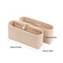 Doublure de sac polyvalente en feutre - Organisateur pratique pour les sacs - Pratique pour les voyages, le shopping et une util