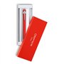 Caran d'Ache Stylo-plume en métal 849 - Rouge mat - Plume F