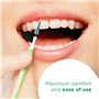 GUM TRAV-LER brossettes interdentaires | nettoyage en profondeur entre les dents | manche pliable | élimination de la plaque den