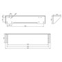 VALUE Support mural/de table 19", 2 UH, noir