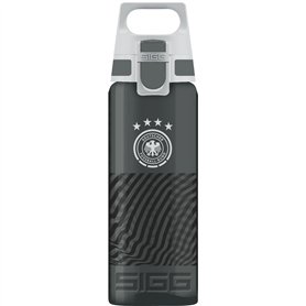 SIGG - Gourde Transparente en Tritan - Total Color DFB Anthracite - Convient Aux Boissons Gazeuses - Lavage Au Lave-Vaisselle -
