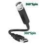 Romantique USB voiture Toit Étoile Starlight Lumières Projecteur Lampe d'ambiance de voiture intérieur Nuit Éclairage Portable L
