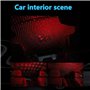 Romantique USB voiture Toit Étoile Starlight Lumières Projecteur Lampe d'ambiance de voiture intérieur Nuit Éclairage Portable L