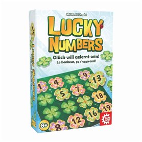Game Factory 646307 - Lucky Numbers - Jeu de Cartes pour Adultes et Enfants à partir de 8 Ans - Jeu Familial - pour 1 à 4 Joueur