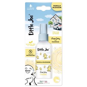 Little Joe Parfum en vaporisateur 60 ml Arôme de vanille aux huiles essentielles naturelles. Sans alcool et végétalien. Longue d