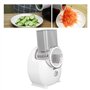 Râpe à Fromage électrique, Trancheuse électrique Entièrement Automatique 50 W, Machine à Salade électrique Rechargeable par USB 
