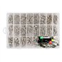 Yilingjc Assortiment de 340 broches de connecteurs électriques pour automobile - Assortiment de broches mâles et femelles - Conn