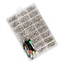 Yilingjc Assortiment de 340 broches de connecteurs électriques pour automobile - Assortiment de broches mâles et femelles - Conn