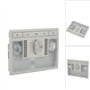 Akozon Éclairage Intérieur de Camping-car, Lampe de Lecture à Dôme Gris 6Q0959613A Remplacement D'accessoire de Voiture 6QD94710