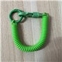 Haiki Porte-clés en spirale extensible, porte-clés rétractable à ressort hélicoïdal, porte-clés en alliage, porte-clés coloré po