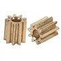 aqxreight Pignon Moteur 2 Pièces, Remplacement en Laiton pour Module Duplo Intelli Lok 0.4 9 Dents Remplacement en de Pignon de 