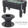 10 Paires Noire Plastique Tables de Baby-Foot