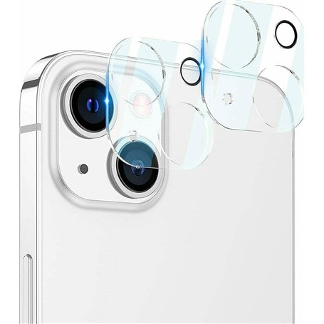 Cracksin [Lot de 2] Protection d'appareil photo pour iPhone 14 [6