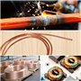 Tube en cuivre souple 2M - Tube en Cuivre Flexible OD 3mm x ID 2mm Tuyau à bobine souple pour réfrigérateur de climatiseur