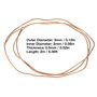 Tube en cuivre souple 2M - Tube en Cuivre Flexible OD 3mm x ID 2mm Tuyau à bobine souple pour réfrigérateur de climatiseur