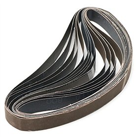 Boveution 15Pcs 25X762Mm Bandes De Ponçage 600/800/1000 Grit Oxyde D’Aluminium Bandes Abrasives