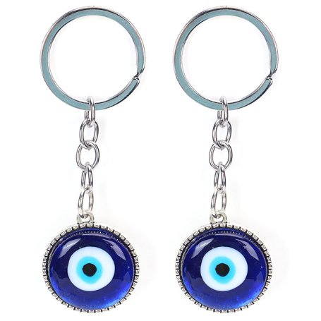 Lot de 2 Porte-clés Bleu Turc Mauvais œil