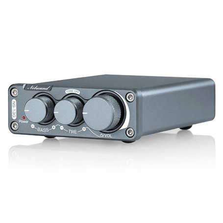 Nobsound TPA3116 Amplificateur stéréo numérique 2 canaux 100 W x 2 Hi-Fi Classe D Amplificateur stéréo avec contrôle des aigus e
