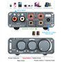 Nobsound TPA3116 Amplificateur stéréo numérique 2 canaux 100 W x 2 Hi-Fi Classe D Amplificateur stéréo avec contrôle des aigus e