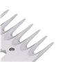 2 Pcs Acier Au Carbone 9 Dents Moutons Cisailles Lame Dent Droite 10mm Espacement Des Dents Laine Tondeuse Peigne Cutter Tondeus