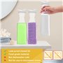 3 Pcs Distributeur de Détergent à Lessive,1.5L Distributeur Lessive Liquide, Boîte de Rangement de Détergent à Lessive pour Le S