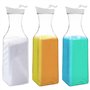 3 Pcs Distributeur de Détergent à Lessive,1.5L Distributeur Lessive Liquide, Boîte de Rangement de Détergent à Lessive pour Le S