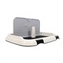 Naroote Tapis de toilette pour chien, support de tapis d'urine pour chien, protection du sol facile à nettoyer en plastique avec