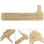 Pied À Coulisse Pratique, Rétro Vernier Étriers, Facile À Utiliser Pied À Coulisse De Test En Noyer Pour La Maison La Bijouterie