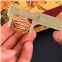 Pied À Coulisse Pratique, Rétro Vernier Étriers, Facile À Utiliser Pied À Coulisse De Test En Noyer Pour La Maison La Bijouterie