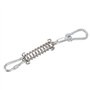 PENO Jouet de Corde pour Chien avec Perche à Ressort, Corde élastique pour Chien à Ressort en Acier Inoxydable pour Jouer en Ple