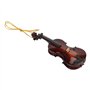 Décoration pour instrument de musique miniature résine écologique excellente facture délicat violon miniature ornement à suspend