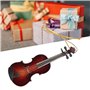 Décoration pour instrument de musique miniature résine écologique excellente facture délicat violon miniature ornement à suspend