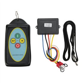 Kit de télécommande de treuil sans Fil 12V 24V Longue portée de 75 Pieds 434MHZ pour treuils de récupération de Trucs Tuff
