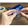 Acrimet Noyau de Rechange pour Dérouleur de Ruban Adhésif – Compatible avec Rouleaux de 1" et 3" – Lot de 3 – Plastique Transpar