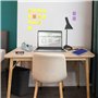 Acrimet Corbeille, Poubelle de bureau, 6,75 gallons / 27 quarts / 24 litres (en plastique) (couleur noire) (lot de 4)