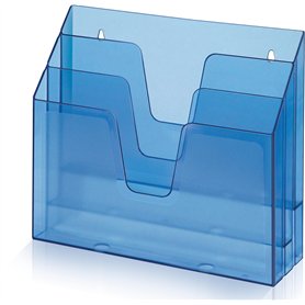 Acrimet Horizontal Trieur Organisateur de Document A4 (Plastique) (Couleur Bleu Transparent)
