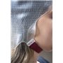 DOMPEL Sparta Bonnet de cheveux en silicone 2,4 K Blanc | Mèches parfaites | 2 400 trous stratégiquement positionnés | Design in