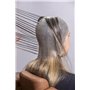 DOMPEL Sparta Bonnet de cheveux en silicone 2,4 K Blanc | Mèches parfaites | 2 400 trous stratégiquement positionnés | Design in