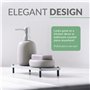 Momo Lifestyle Égouttoir à séchage Rapide pour évier de Salle de Bain - Organiseur d'accessoires en Terre de diatomée - Égouttoi
