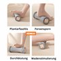 Rouleau de massage des pieds pour fasciite plantaire, rouleau de massage portable en caoutchouc pour soulager les douleurs de la