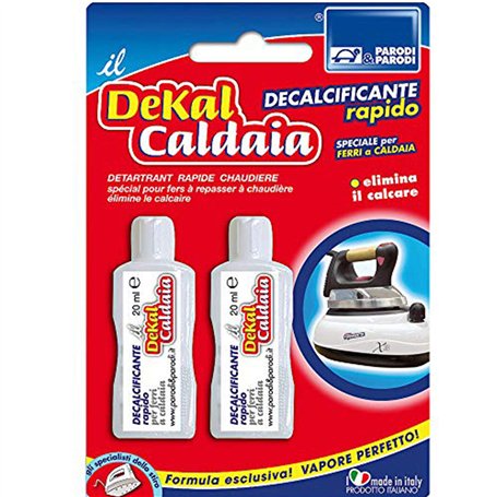 PARODI & PARODI Dekal Détartrant pour Fer à Repasser à Vapeur (2 doses)