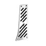 Pilot LA_28025 Repose-pieds en aluminium avec insert en caoutchouc
