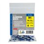 Lampa Lot de 50 rivets aveugles en aluminium pour support de plaque d'immatriculation - Bleu