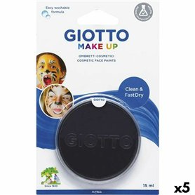 Peinture Faciale Giotto Noir 15 ml (5 Unités)