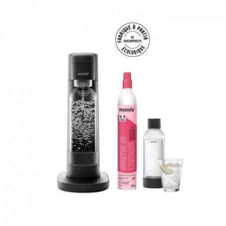 MYSODA Machine a Soda Toby Black. 1 bouteille de 0.5L. 1 bouteille de 1L. 1 cyli 129,99 €