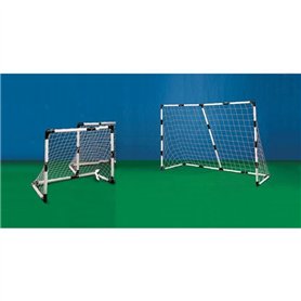 Set de football 2-en-1 - MONDO - Kit 2 mini cages foot  modulables + BioBall Mini Ball